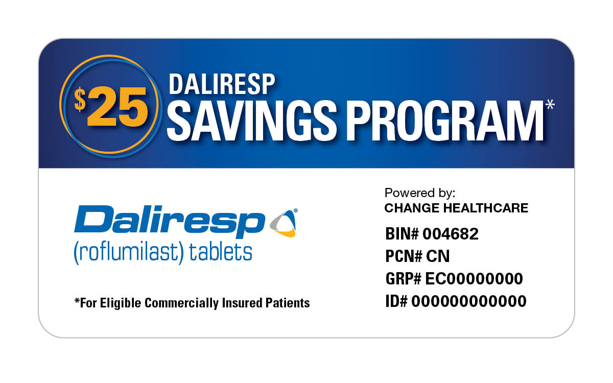 DALIRESP® (roflumilast) Savings Card